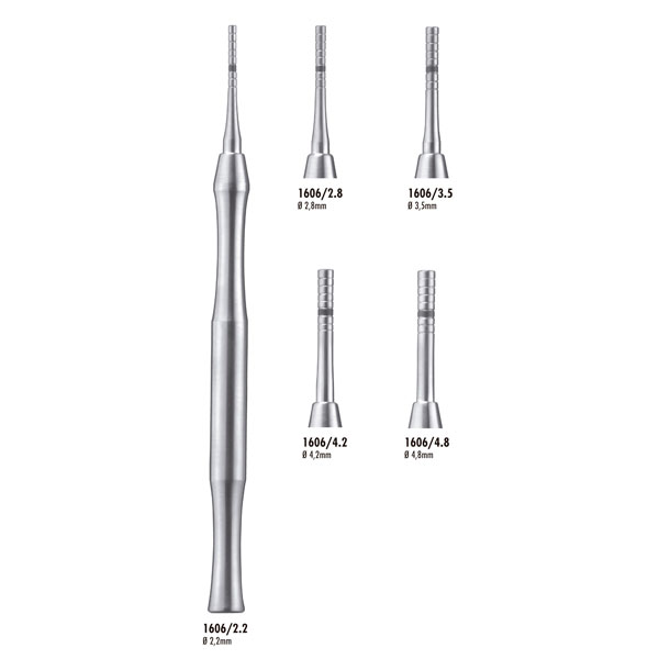 OSTEOTOMO IMPACTADOR HUESO 2,2mm. 1606/2.2