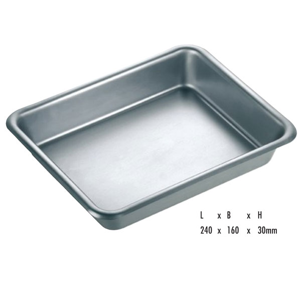 BANDEJA MULTIUSO INOX. 240x160x30mm. 4021 