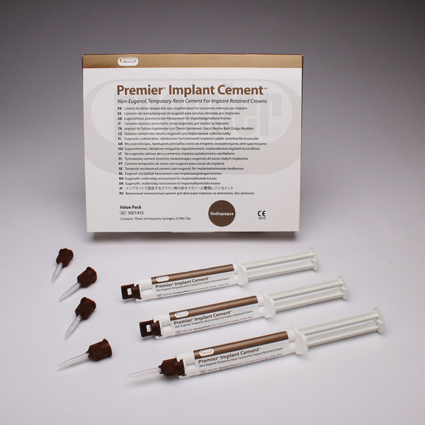 PREMIER IMPLANT CEMENT VALUE PACK 3x5ml.+ACC.