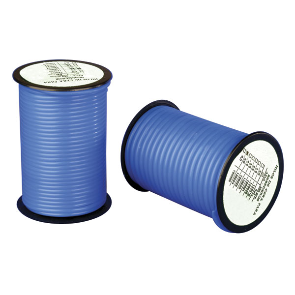 HILO CERA ROLLO AZUL 3mm. 250gr.