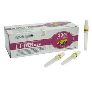 AGUJAS LI-DEN 30G X-CORTA 0,3x12mm 100uds.