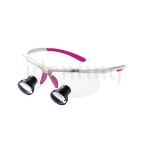 LUPA QUICK LOUPES TTL 2.5X400 pro techne medium blanca/rosa