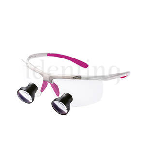 LUPA QUICK LOUPES TTL 2.5X400 pro techne small blanca/rosa
