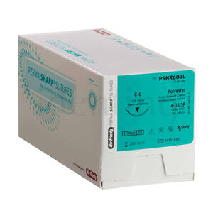 SUTURA HU-FRIEDY poliester 4-0 6 inverso 3/8