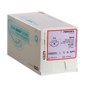 SUTURA HU-FRIEDY PGA incoloro 70 cm 5-0 6 inv 3/8