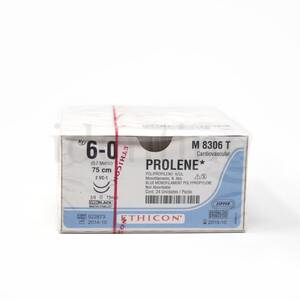 SUTURA PROLENE 8636G 6/0 PC-3 3/8C-16MM, 45CM