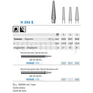 H356E.103.023 KOMET carburo lab fresado