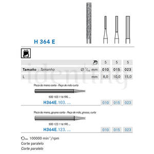 H364E.103.023 KOMET carburo lab fresado