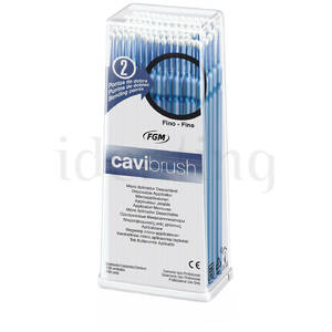 APLICADORES CAVIBRUSH fino azul 100 ud