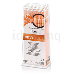 APLICADORES CAVIBRUSH x-fino naranja 100 ud