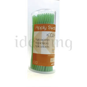 APPLY SWAB KDM bastoncillos largo regular verdes 100 ud