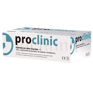GUANTES LÁTEX PROCLINIC CON POLVO