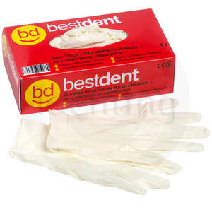 GUANTES DE LÁTEX CON POLVO
