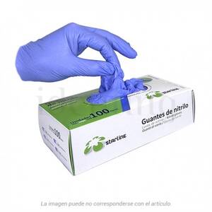 GUANTES NITRILO VIOLETA PEQUEÑOS 100u.