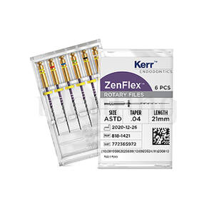 ZENFLEX LIMA NITI .35/.04/25mm. 6uds.