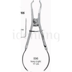 Porta Clamps Ivory Light 17cm