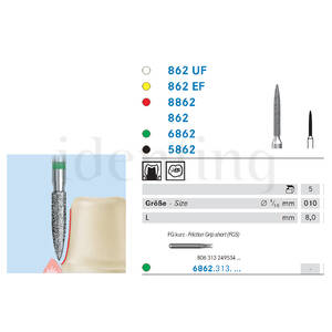 862.314.021 KOMET diamante clinica 5 ud