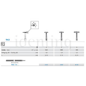 943.204.100 KOMET disco diamante clinica stripping