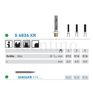 S6836KR.314.012 KOMET diamante clinica serieS 5 ud