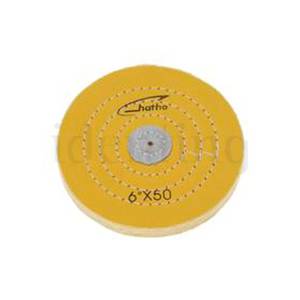 DISCO HATHO ALGODON AMARILLO 150x15 MM 50 HOJAS