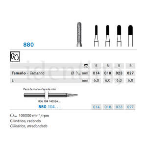 880.104.014 KOMET diamante lab 5 ud
