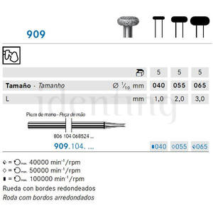 909.104.055 KOMET diamante lab 5 ud