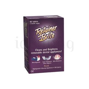 RETAINER BRITE  1 CAJA  DE 36 TABLETAS