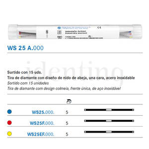 TIRAS PULIR KOMET WS25A.0.S KOMET diamante 15 ud