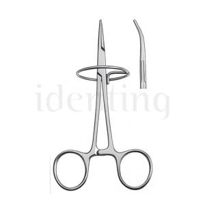 1893A/12.5cm.PINZA PORTACOR.CURV