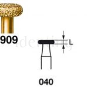 2909.314.040 KOMET diamante clinica S2000 5 ud