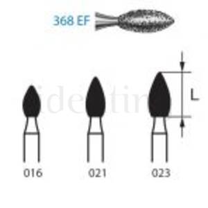 368EF.314.021 KOMET diamante clinica 5 ud