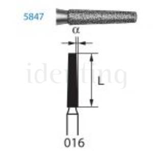 5847.314.016 KOMET diamante clinica 5 ud