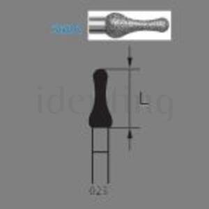 6369A.314.023 KOMET diamante clinica 5 ud
