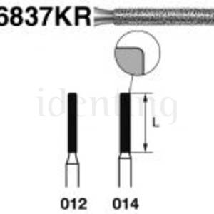 6837KR.314.012 KOMET diamante clinica 5 ud