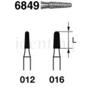 6849.314.016 KOMET diamante clinica 5 ud