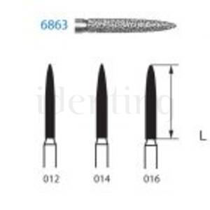 6863.314.016 KOMET diamante clinica 5 ud