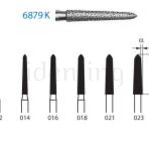 6879K.314.016 KOMET diamante clinica 5 ud