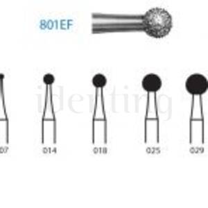 801EF.314.029 KOMET diamante clinica 5 ud