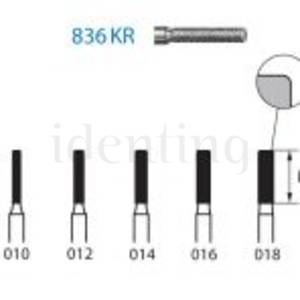 836KR.314.018 KOMET diamante clinica 5 ud