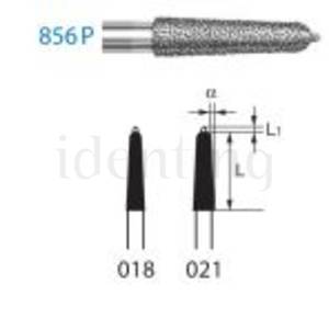 856P.314.021 KOMET diamante clinica c/p guia 5 ud