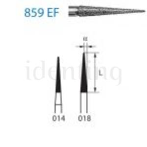 859EF.314.018 KOMET diamante clinica 5 ud