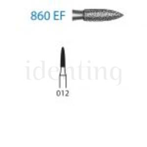 860EF.314.012 KOMET diamante clinica 5 ud