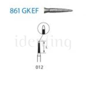 861GKEF.314.012 KOMET diamante clinica 5 ud