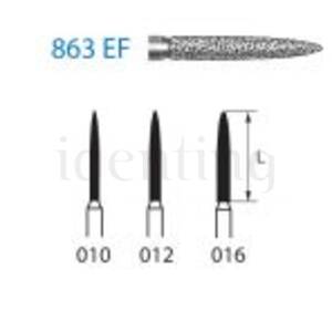 863EF.314.016 KOMET diamante clinica 5 ud