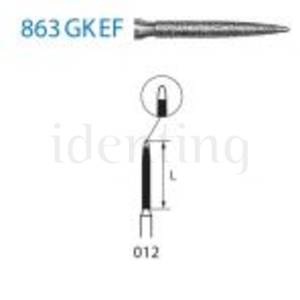 863GKEF.314.012 KOMET diamante clinica 5 ud