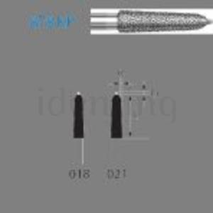 878KP.314.021 KOMET diamante clinica c/guia 5 ud