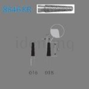 8846KR.314.018 KOMET diamante clinica 5 ud