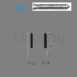 885.314.014 KOMET diamante clinica 5 ud