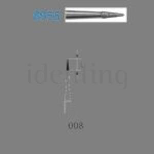 8955.314.008 KOMET diamante clinica 5 ud