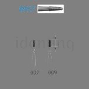 8957.314.007 KOMET diamante clinica 5 ud